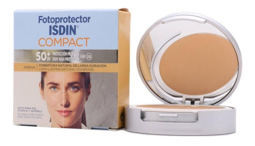 Fotoprotector Compacto Arena Spf 50 Isdin X 10 Gr