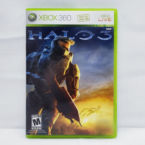 Halo 3 Xbox 360 Xbox One Físico Completo Con Manual Y Poster