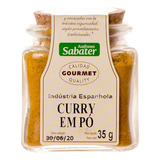 Curry Em Pó Sabater Importado Premium 35g - Mega Oferta