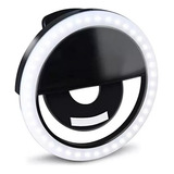 Aro Luz Led Selfie 4 Modos De Luz Linterna Anillo 8.5 Cm