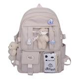 Backpack Aesthetics Teenager Hanging Bear Academy Para Mujer