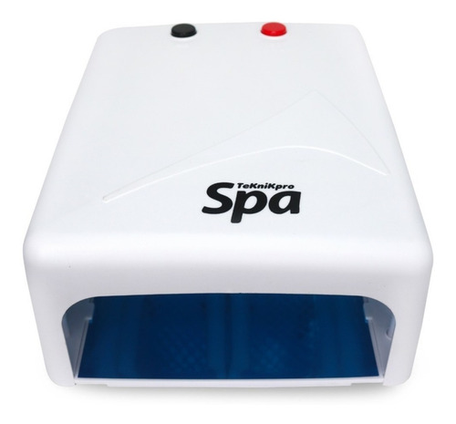 Teknikpro Cabina Mini Uñas Profesional Uv 36w Spa Local Color Blanca