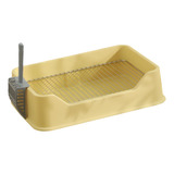 Caja De Arena Para Mascotas, Almohadilla De Amarillo