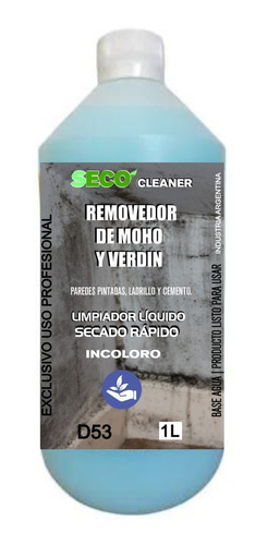 Removedor Moho/verdein 1 L Paredes/cemento