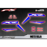 Calcos Opcionales Honda Tornado Xr 250 Plast Biker Fxcalcos2