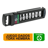 Juego Dados Torx Hembra, 1/4', 7 Piezas Truper 10027