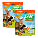 Ração Coelho E Roedores Funny Bunnny 500g Kit 2 Unidades