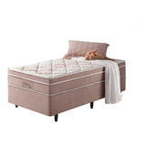 Conjunto Cama Box Solteiro De Mola Superlastic Paris