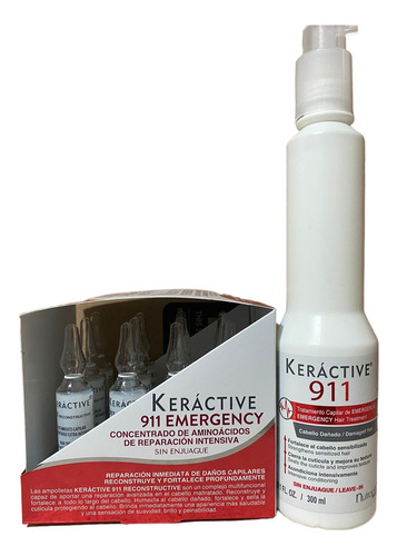 Keractive 911 Tratamiento 300ml + Ampolletas