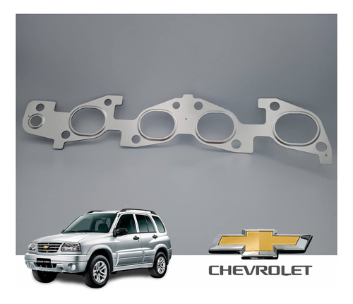 Empacadura Multiple De Escape Chevrolet Grand Vitara 2.0l Gm Foto 4