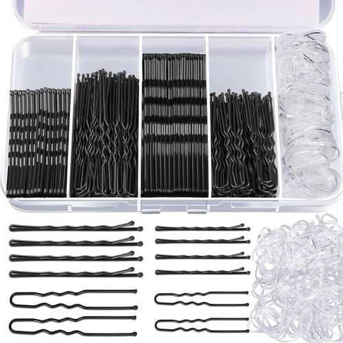 Kit De 300 Horquillas Para El Cabello Para Moños De Mujer