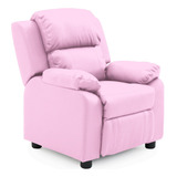 Sillon Reposet Reclinable Infantil Bambino Cajones Vanlig® Color Rosa Claro Diseño De La Tela Liso