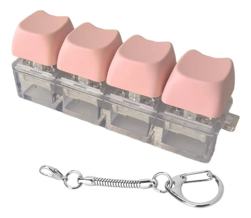 Mini Llavero Con Teclado Mecánico For La Ansiedad, Ideal~~