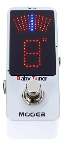 Micro Pedal Mooer Baby Tuner Mtu1 Afinador Guitarra Baixo