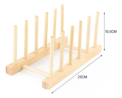 Soporte De Madera Para Secar Tazas, Estantes, Libros, Platos