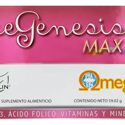 Regenesis Max 56.3 G Caja Con 60 Cápsulas | Meses sin interés
