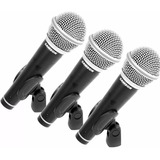 Microfono Samson R21s Set X 3 Estuche Y Pipeta