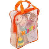 Bandinha Infantil Kidzzo Kit Com 10 Instrumentos E Mochila