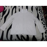 Campera Saco Blanco De Tela De Toalla Deportivo Pijama Rock