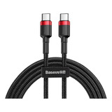 Cable Usb Tipo C A Tipo C Carga Rapida 60w Reforzado 2m