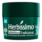 Desodorante Herbíssimo Creme Tradicional Sem Álcool 55g