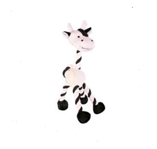 Juguete Perro Trixie Vaca Soga Con Pelota Cabeza C/ Sonido