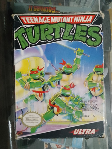 Ninja Turtles Nes, Tortugas Ninja 1 100% Original Con Caja 