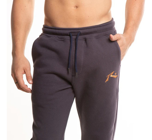 Pantalon Rusty Jogging One Hit Wonder Navy Gold