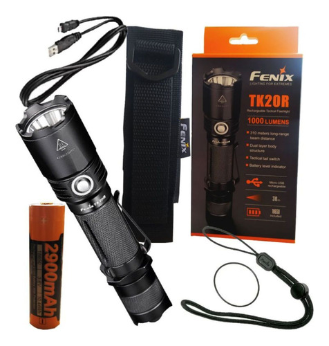 Linterna Fenix Tk20r 1000 Lumens Recargable Tactica Led