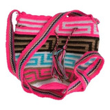 Mochila Wayuu Pequeña De Diseño O Colores Original 