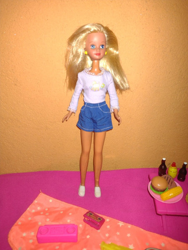 Skipper Camp Fun Barbie Hermana 90s Muñeca 