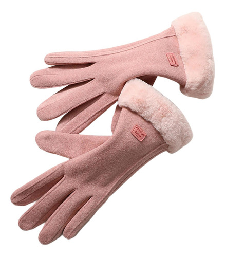 Guantes Térmicos De Invierno Más Gimnasio De N702 Rosa