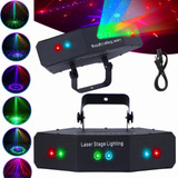 Laser Dj Rgb Figuras 6 Canales Dmx512 Luces Haz De Escenario