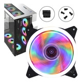 Ventilador Gaming Gamer Para Computadora Con Luz Led Rgb