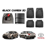 Tapetes Premium Black Carbon 3d Toyota Corolla 2014 A 2018