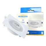 Kit 6 Spot Super Led Quadrado Embutir 3w Branco Frio 6500k