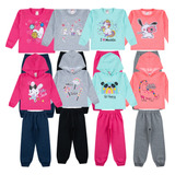 Kit 4 Conjunto Infantil Inverno Roupa De Frio Menina