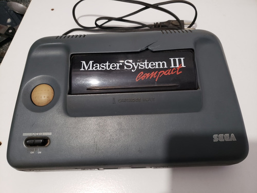 Master System 3 Compact Original Com Alex Kidd Na Memória 