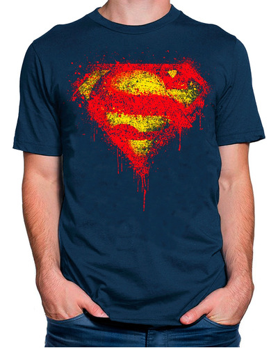 Playera Superman Hombre Marvel Dc Comics Spiderman Batman A1