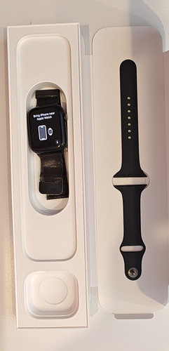 Apple Watch 8 Gps - 45 Mm - Negro Bat 100% + Correa Metalica