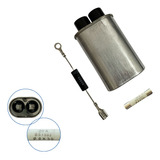 Kit Reparo Microondas Capacitor 0,85uf + Diodo + Fusivel