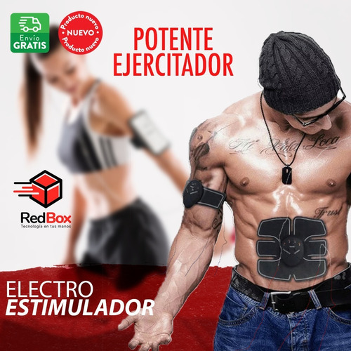 Electroejercitador Muscular Abdomen Piernas Brazos004