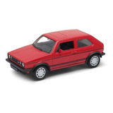 Welly 1:34 Volkswagen Golf I Gti Rojo 43681cw E. Full