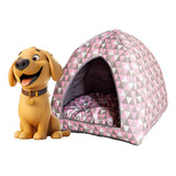 Cama Pet 2x1 Casinha Cabana Toca Iglu Almofada Cães Gato