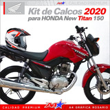 Calcos Honda New Titan Cg150 2019 - 2020 Titan 160