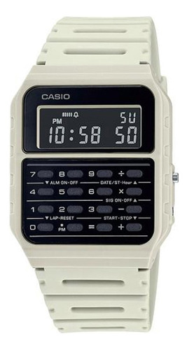 Reloj Casio Beige Ca-53wf-8bdf Calculadora Unisex Resina 