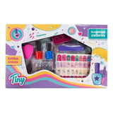 Set Uñas Tiny Pretty Naills Con Stickers Y Accesorios En Mca