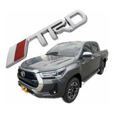 Emblema Trd Metálico 3d Cromado Toyota Racing Accesorio Lujo