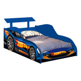 Cama Infantil Carro Vermelho Azul Corrida - Envio Imediato 