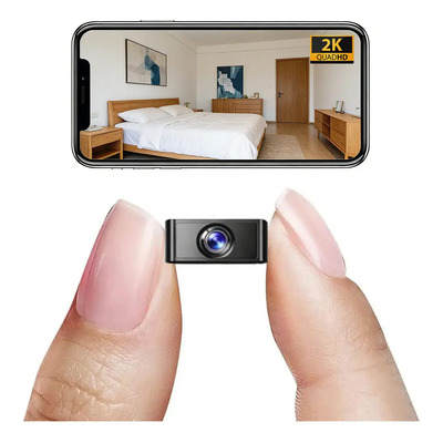 2k Mini Cámara Espía Inalámbrico Wifi Recargable Con Batería Cámaras De Seguridad 2k Full Hd Con Visión Nocturna 5 Horas De Duración De La Batería Varmi® | Meses sin interés